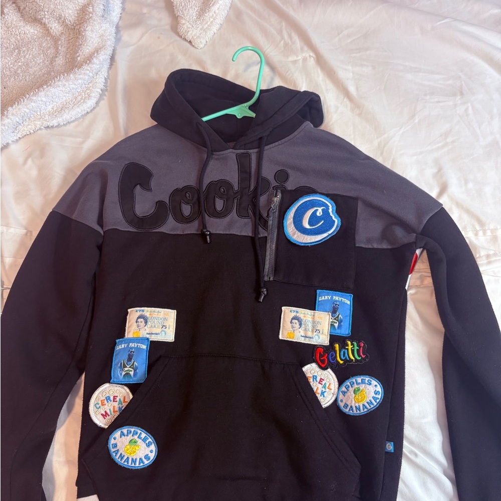 Cookie Men's Hoodie - Black and Gray
